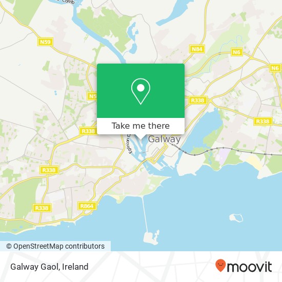 Galway Gaol map