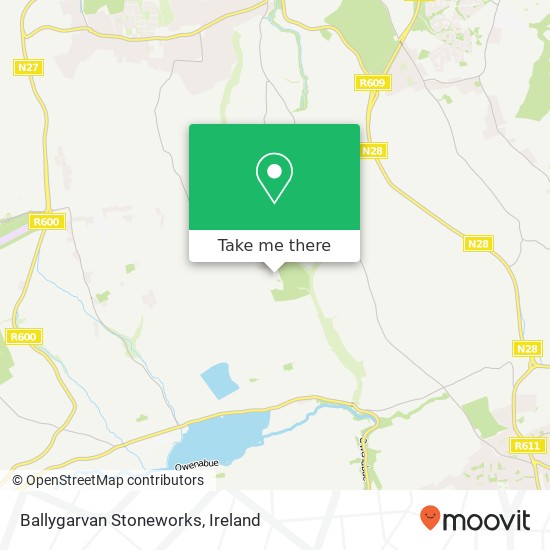 Ballygarvan Stoneworks map