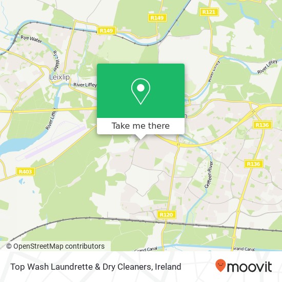 Top Wash Laundrette & Dry Cleaners plan