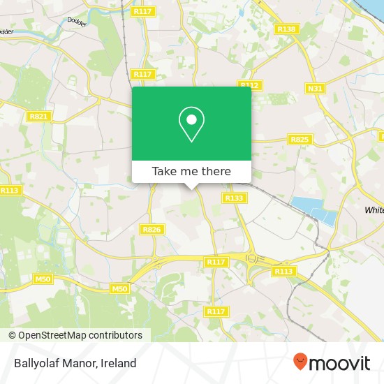 Ballyolaf Manor map