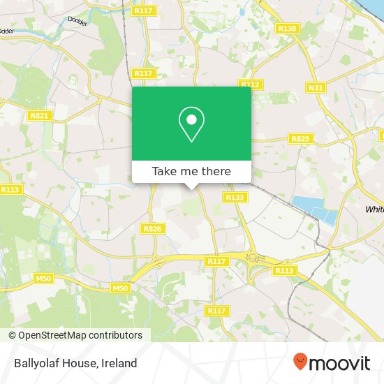 Ballyolaf House map