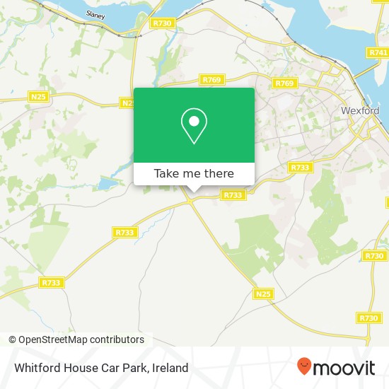 Whitford House Car Park map