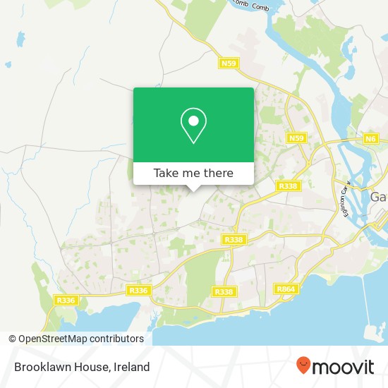 Brooklawn House map