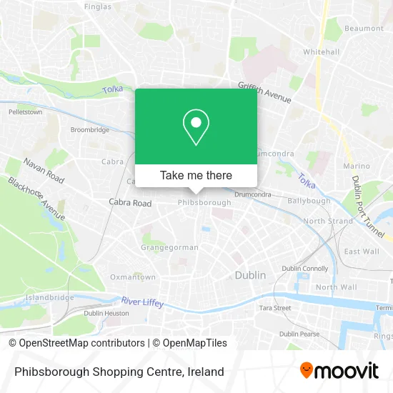 Phibsborough Shopping Centre map