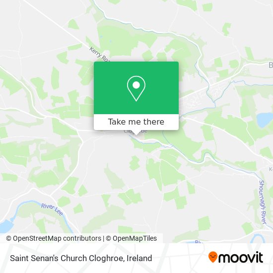 Saint Senan's Church Cloghroe map