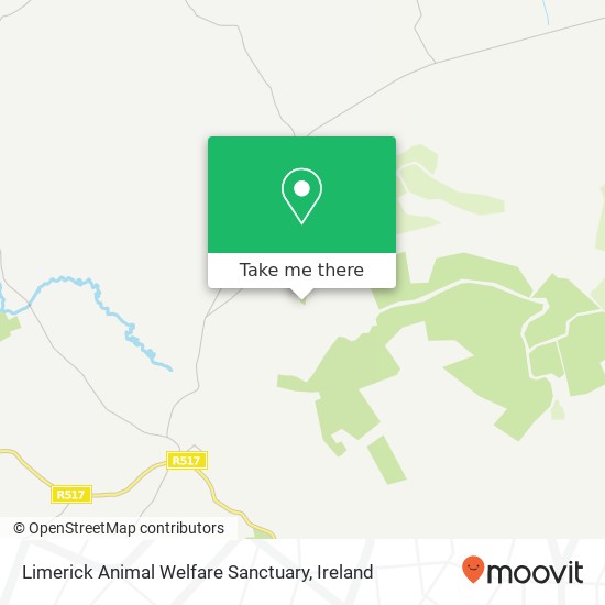 Limerick Animal Welfare Sanctuary map