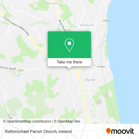Rathmichael Parish Church map