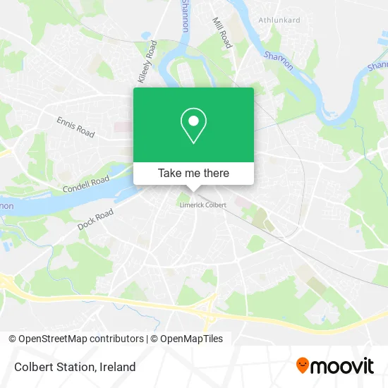 Colbert Station map