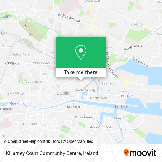 Killarney Court Community Centre map