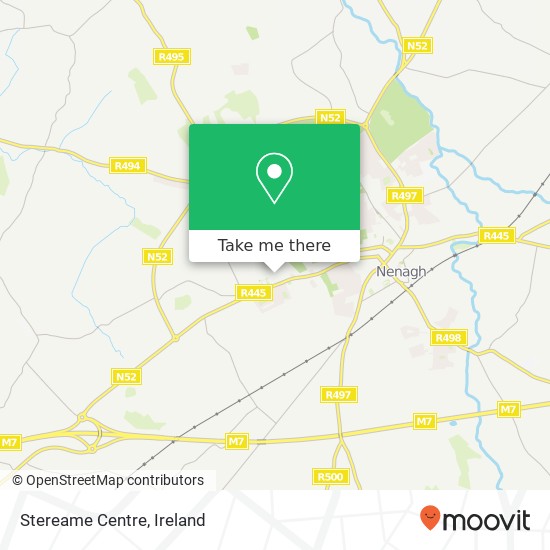 Stereame Centre map