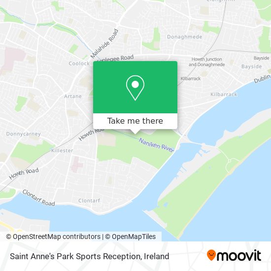 Saint Anne's Park Sports Reception map