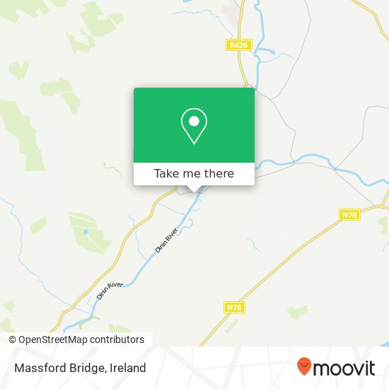 Massford Bridge map