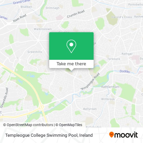 Templeogue College Swimming Pool map