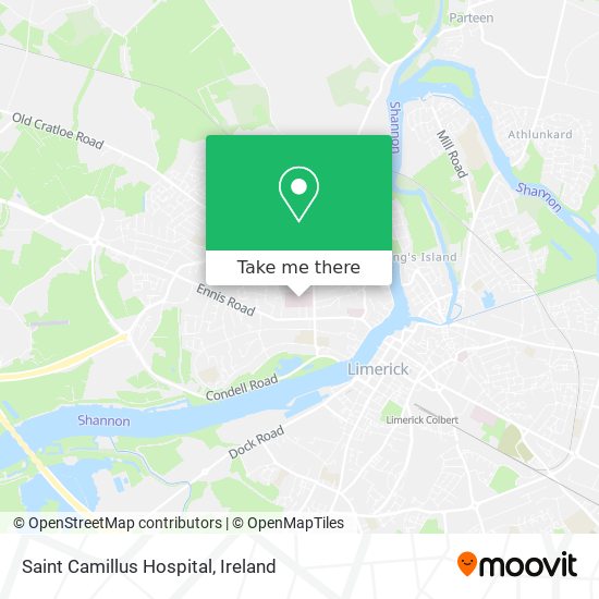 Saint Camillus Hospital map