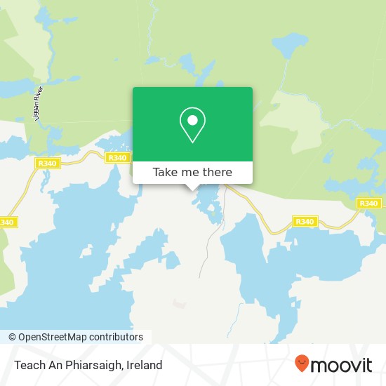 Teach An Phiarsaigh map