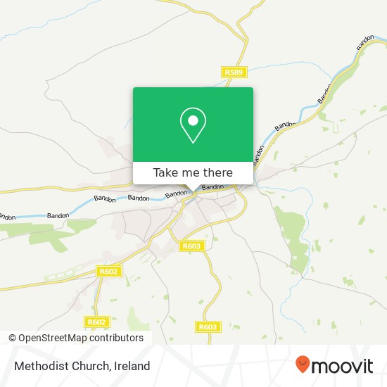 Methodist Church map