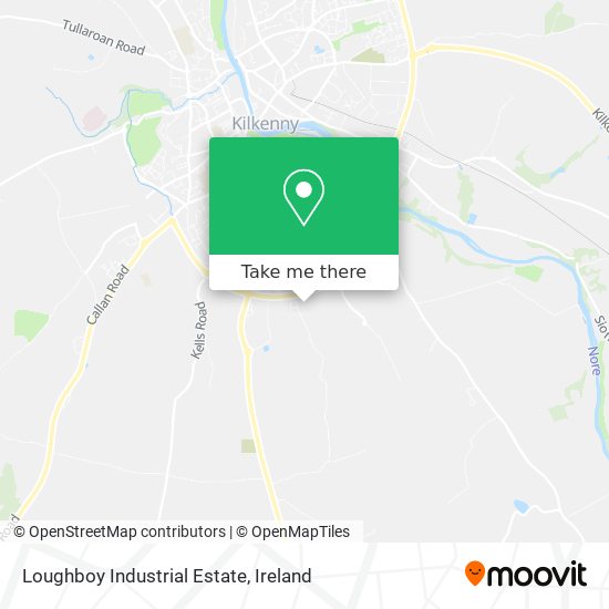 Loughboy Industrial Estate map