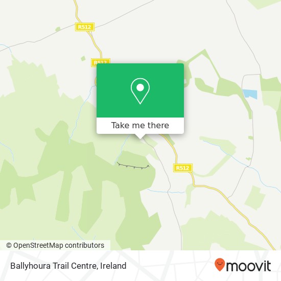 Ballyhoura Trail Centre map