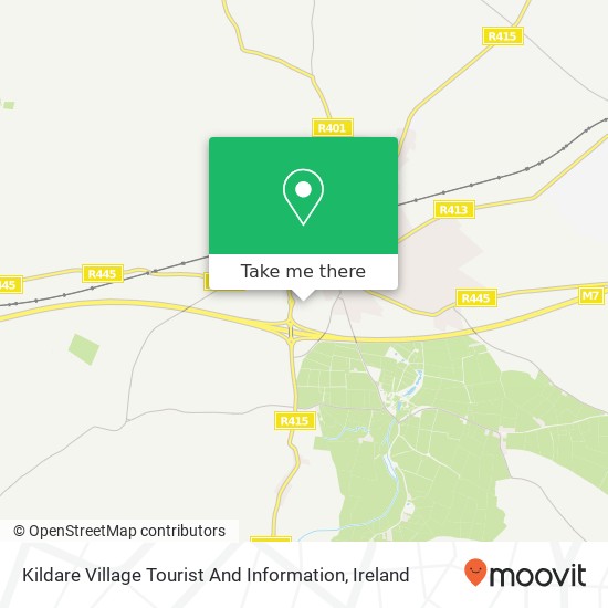 Kildare Village Tourist And Information map