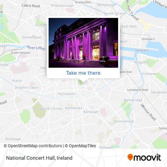 National Concert Hall map