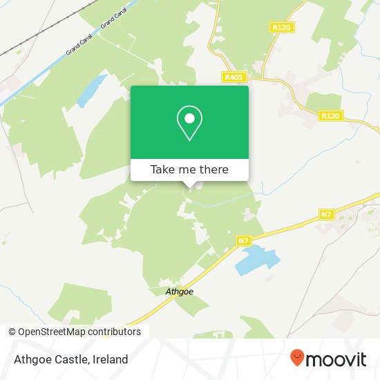 Athgoe Castle map