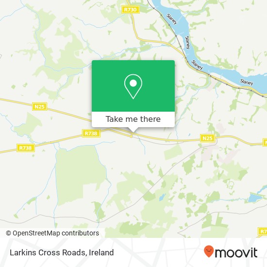 Larkins Cross Roads map
