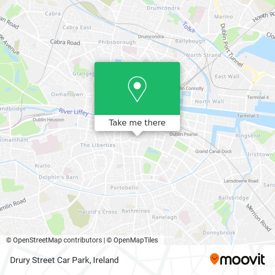 Drury Street Car Park map
