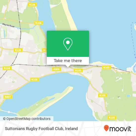 Suttonians Rugby Football Club map