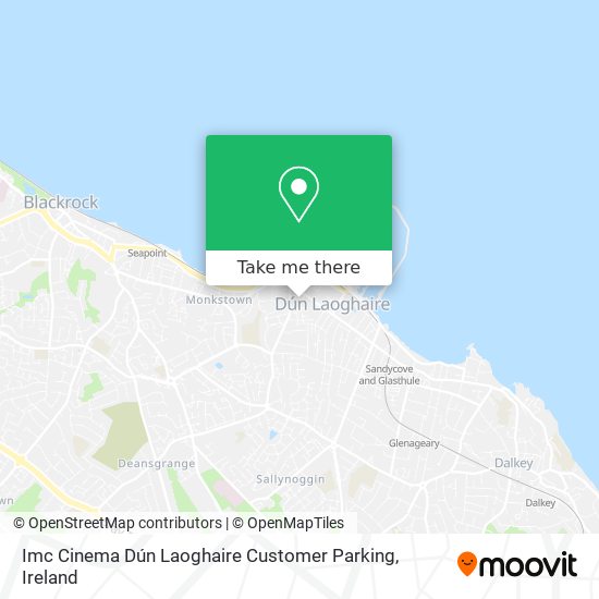 Imc Cinema Dún Laoghaire Customer Parking plan