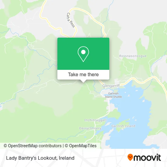 Lady Bantrys Lookout map
