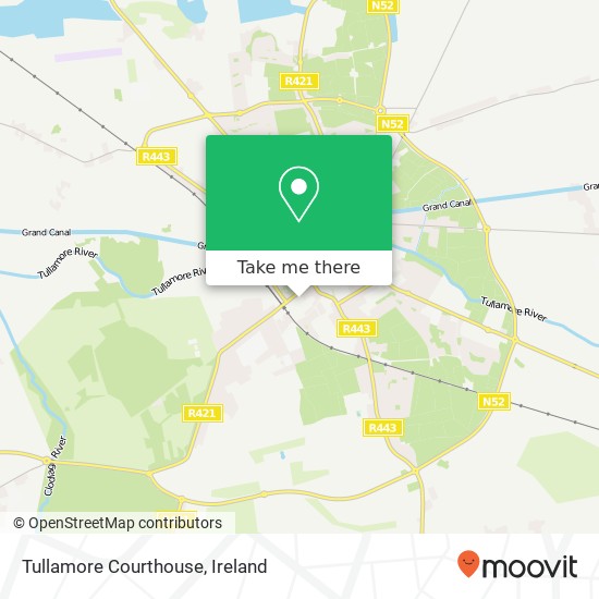 Tullamore Courthouse map