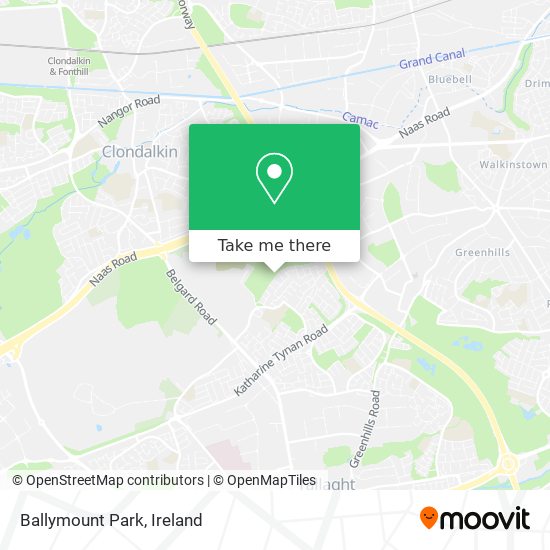 Ballymount Park map