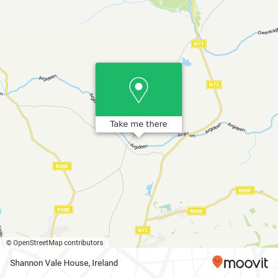 Shannon Vale House map