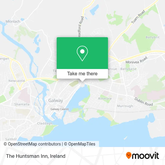 The Huntsman Inn map