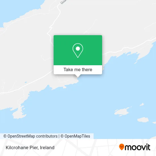 Kilcrohane Pier map