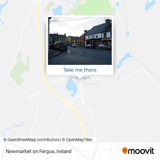Newmarket on Fergus map