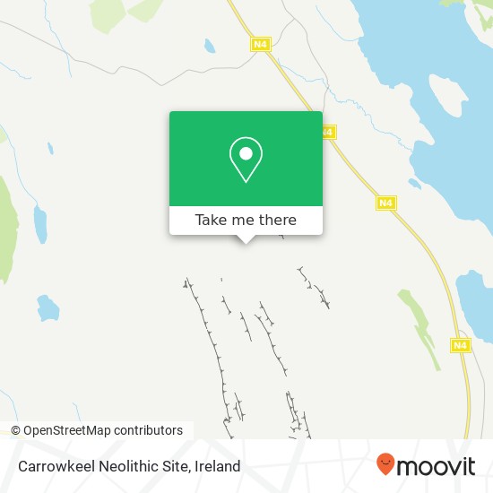Carrowkeel Neolithic Site map