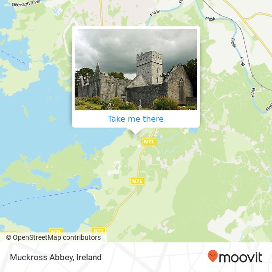 Muckross Abbey map
