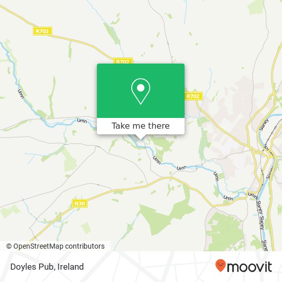 Doyles Pub map