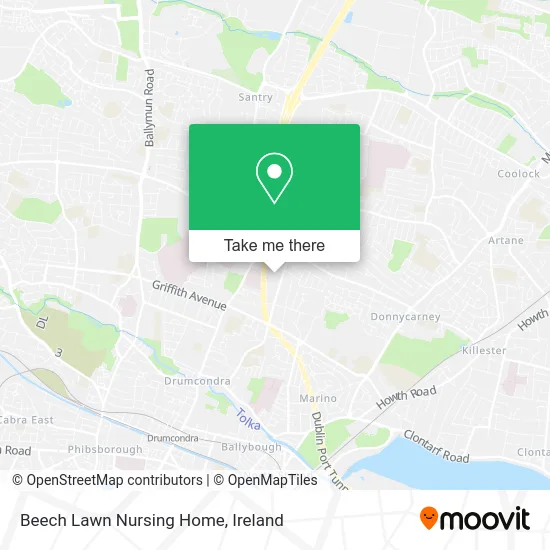 Beech Lawn Nursing Home map