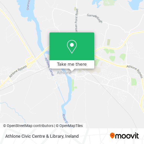 Athlone Civic Centre & Library map