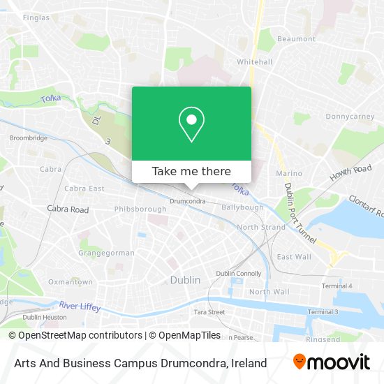 Arts And Business Campus Drumcondra map