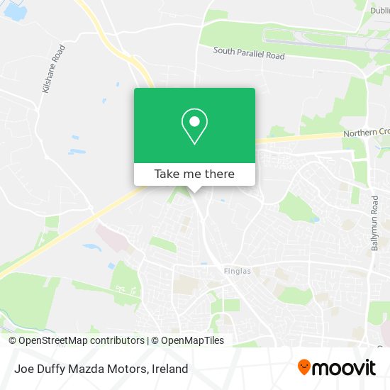 Joe Duffy Mazda Motors map