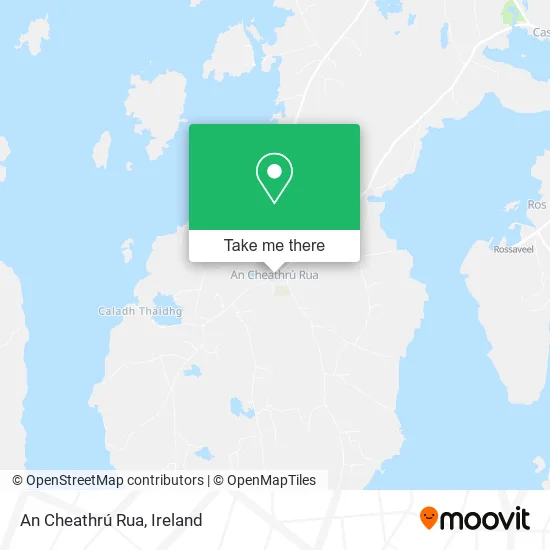 An Cheathrú Rua map