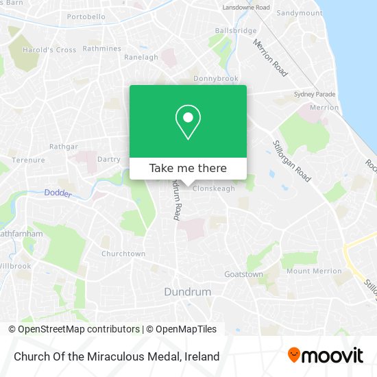Church Of the Miraculous Medal map