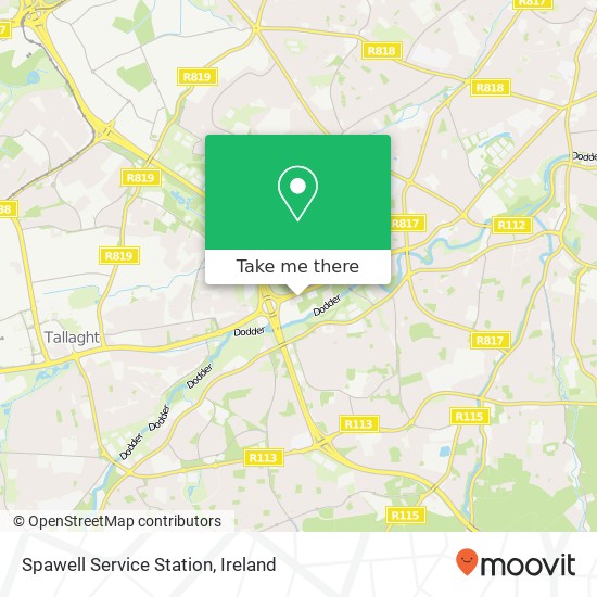 Spawell Service Station map