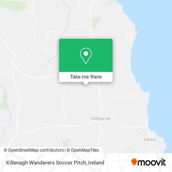 Killenagh Wanderers Soccer Pitch map