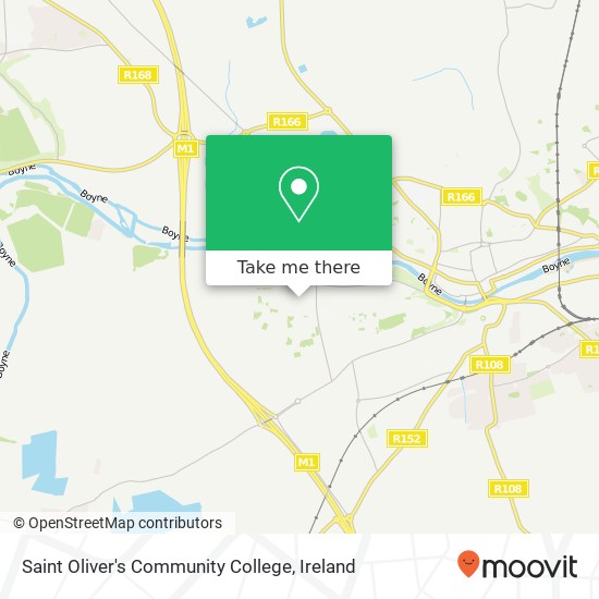 Saint Oliver's Community College map
