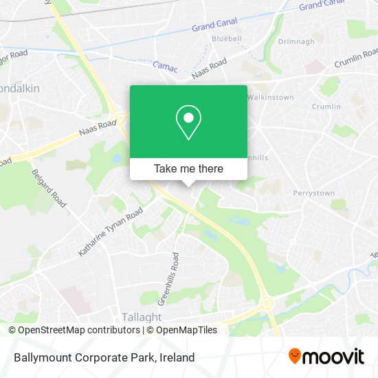 Ballymount Corporate Park map