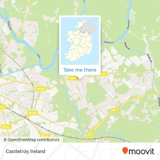 Castletroy map